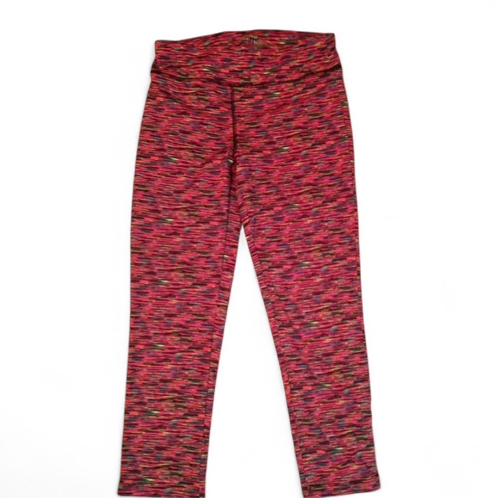 Flirtitude Active Multicolor Capri Leggings | Size Medium